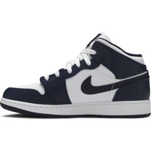 Air Jordan 1 Mid GS 'Obsidian' 554725-174