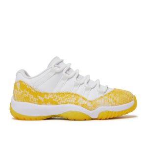 Wmns Air Jordan 11 Retro Low 'Yellow Snakeskin' AH7860-107