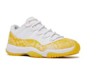 Wmns Air Jordan 11 Retro Low 'Yellow Snakeskin' AH7860-107