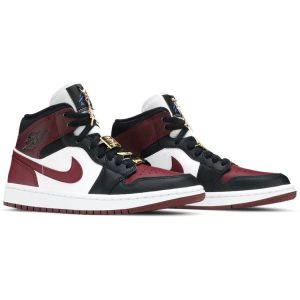 Wmns Air Jordan 1 Mid SE 'Gold Pendants' CZ4385-016