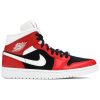 Wmns Air Jordan 1 Mid 'Gym Red Black' BQ6472-601