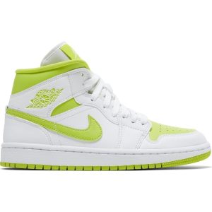 Wmns Air Jordan 1 Mid 'White Lime' BQ6472-131