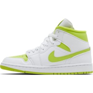 Wmns Air Jordan 1 Mid 'White Lime' BQ6472-131