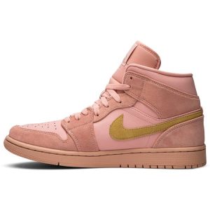 Air Jordan 1 Mid 'Coral Gold' 852542-600