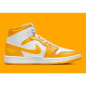 Wmns Air Jordan 1 Mid 'University Gold' BQ6472-117
