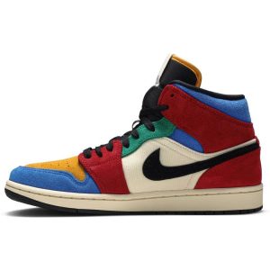 Blue The Great x Air Jordan 1 Mid 'Fearless' CU2805-100