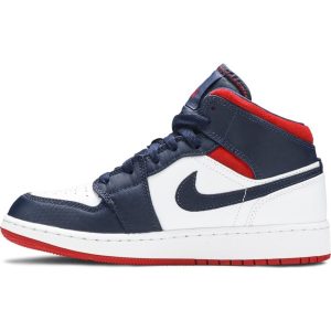 Air Jordan 1 Mid GS 'USA Olympic' BQ6931-104