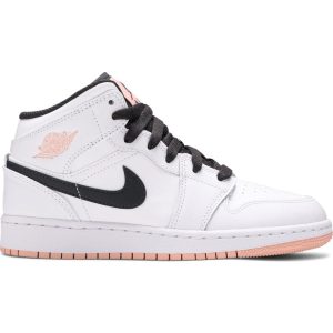 Air Jordan 1 Mid GS 'White Arctic Orange' 554725-180