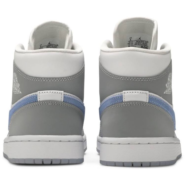 6b7ecf90138511ee8b5e00affb376782 Wmns Air Jordan 1 Mid 'Wolf Grey Aluminum' BQ6472-105