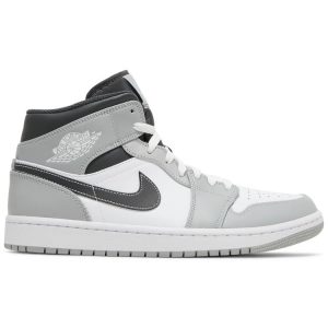Air Jordan 1 Mid 'Light Smoke Grey' 554724-078