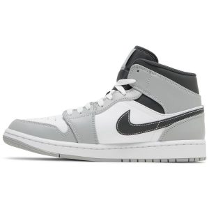 Air Jordan 1 Mid 'Light Smoke Grey' 554724-078
