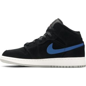 Air Jordan 1 Retro Mid GS 'Black University Red' 554725-065