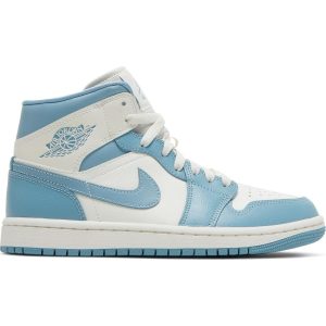 Wmns Air Jordan 1 Mid 'University Blue' BQ6472-141