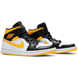 Wmns Air Jordan 1 Mid SE 'White Laser Orange' CV5276-107