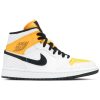 Air Jordan 1 Mid 'Perforated - White University Gold' BQ6472-107