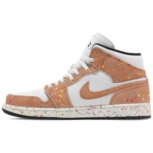 Air Jordan 1 Mid SE 'Brushstroke Paint Splatter' DA8005-100