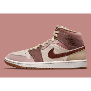 Wmns Air Jordan 1 Mid SE 'Dark Pony Smoky Mauve' DO7440-821