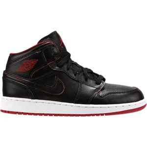 Air Jordan 1 Retro Mid GS 'Black Gym Red' 554725-028