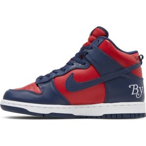 Supreme x Dunk High SB 'By Any Means - Red Navy' DN3741-600
