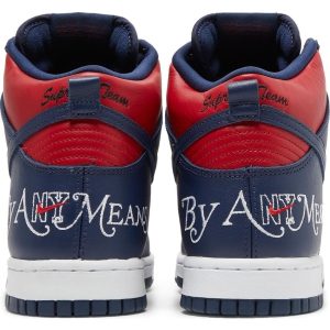 Supreme x Dunk High SB 'By Any Means - Red Navy' DN3741-600