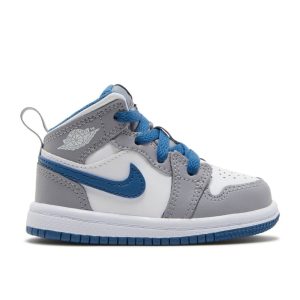 Air Jordan 1 Mid TD 'Cement True Blue' DQ8425-014