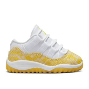 Air Jordan 11 Retro Low TD 'Yellow Snakeskin' 645107-107