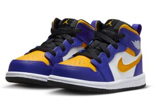 Air Jordan 1 Mid TD 'Lakers' DQ8425-517