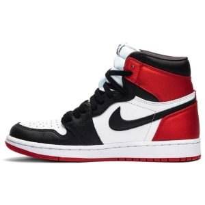 Wmns Air Jordan 1 Retro High 'Satin Black Toe' CD0461-016
