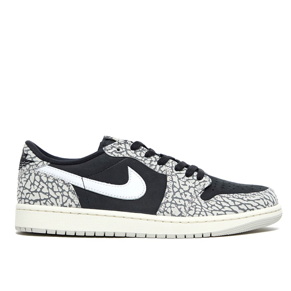 a7e6dff2138411ee8b5e00affb376782 Air Jordan 1 Retro Low OG 'Black Cement' CZ0790-001