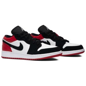 Air Jordan 1 Low GS 'Black Toe' 553560-116