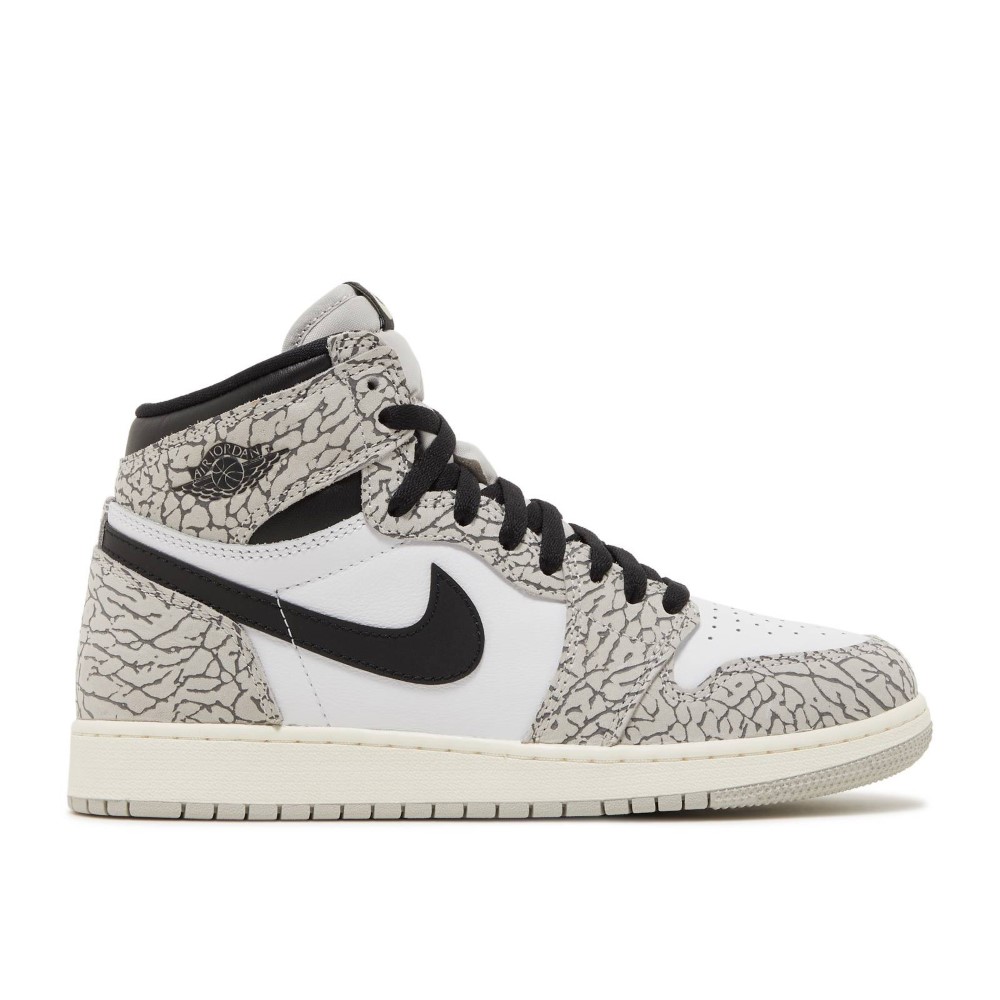 ba8fb5a9138811ee8b5e00affb376782 Air Jordan 1 Retro High OG GS 'White Cement' FD1437-052