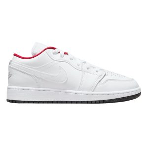 Air Jordan 1 Low GS 'White Gym Red' 553560-164