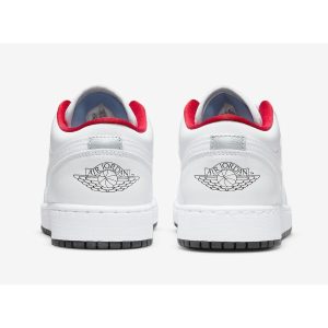 Air Jordan 1 Low GS 'White Gym Red' 553560-164