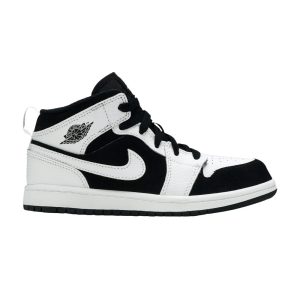 Jordan 1 Mid White Black (PS) 640734-113