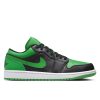 Air Jordan 1 Low 'Black Lucky Green' 553558-065