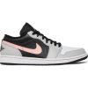 Air Jordan 1 Low 'Grey Fog Bleached Coral' 553558-062