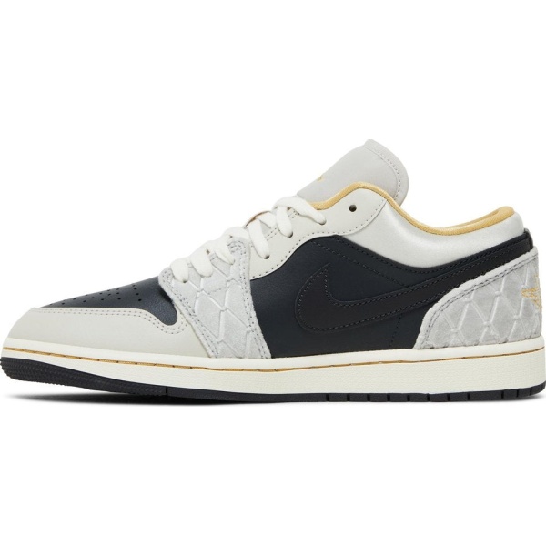 d2c5d29e138411ee8b5e00affb376782 Air Jordan 1 Low SE 'Beaded Swoosh' DV1762-001