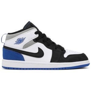 Air Jordan 1 Mid SE PS 'Royal Black Toe' BQ6932-102