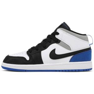 Air Jordan 1 Mid SE PS 'Royal Black Toe' BQ6932-102