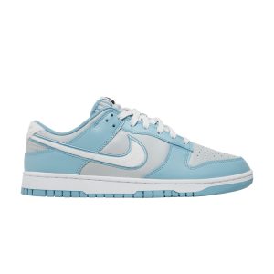Dunk Low 'Fleece Swoosh - Light Blue' FB1871-011