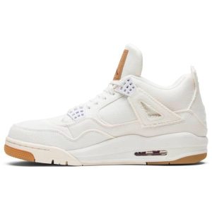 Levi's x Air Jordan 4 Retro 'White Denim' AO2571-100