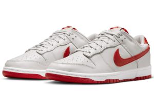 Dunk Low 'Vast Grey Varsity Red' FJ0832-011