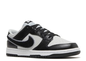 Dunk Low 'Chenille Swoosh - Black Grey Fog' DQ7683-001