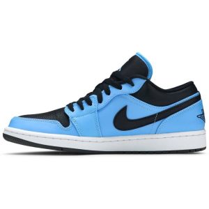 Air Jordan 1 Low 'University Blue Black' 553558-403