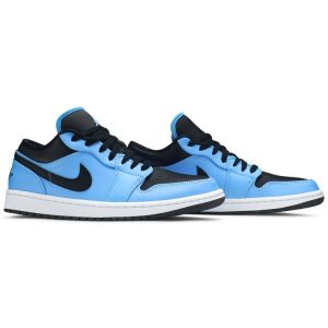 Air Jordan 1 Low 'University Blue Black' 553558-403